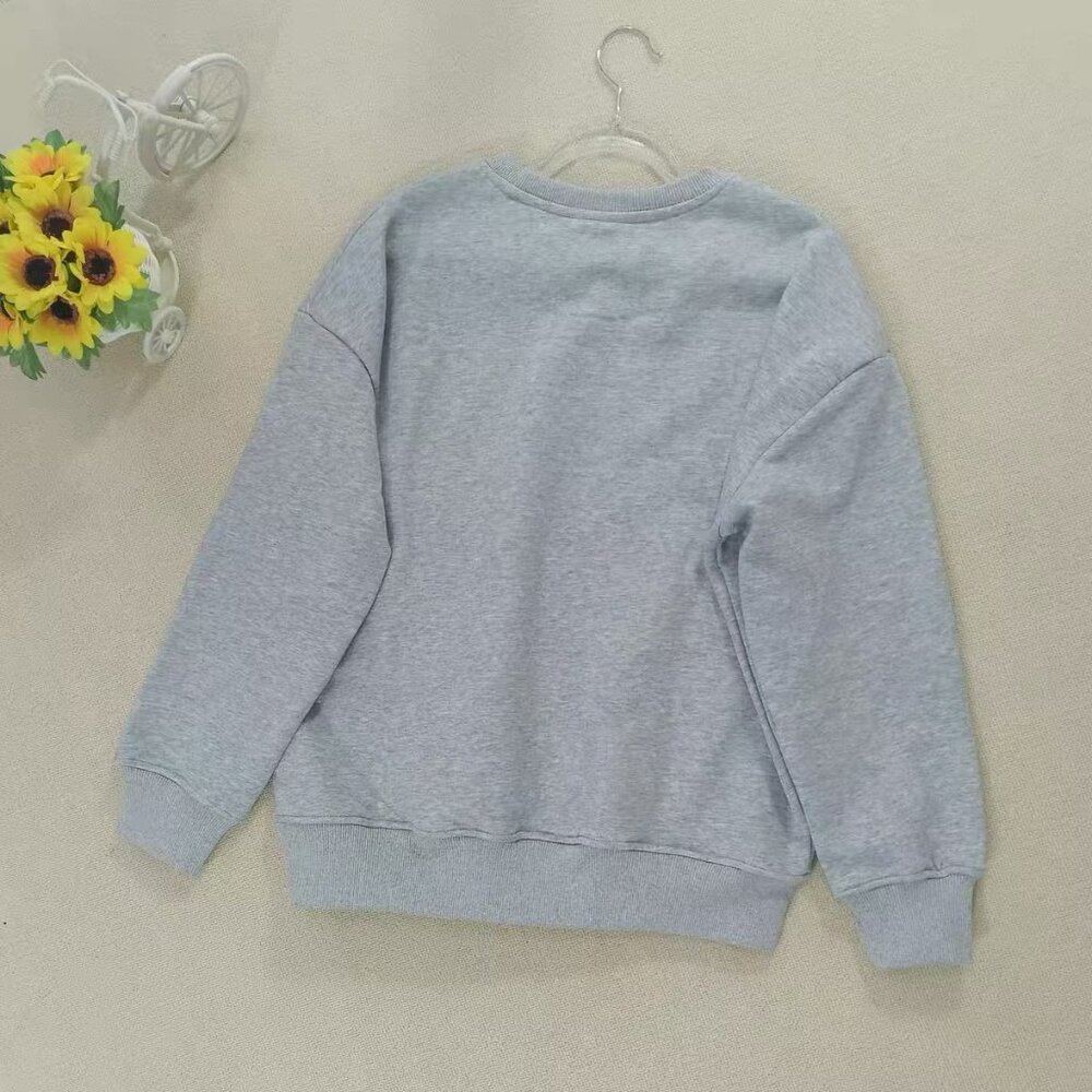 Ganni Gray crew neck sweater - Picture 4 of 10